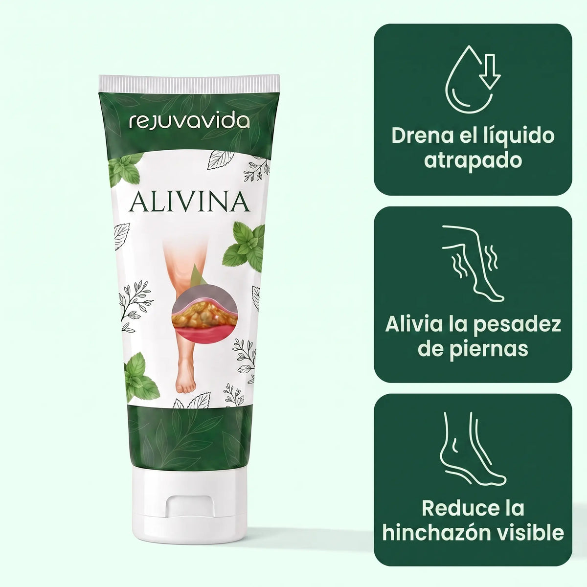 Alivina - Acaba con los tobillos hinchados