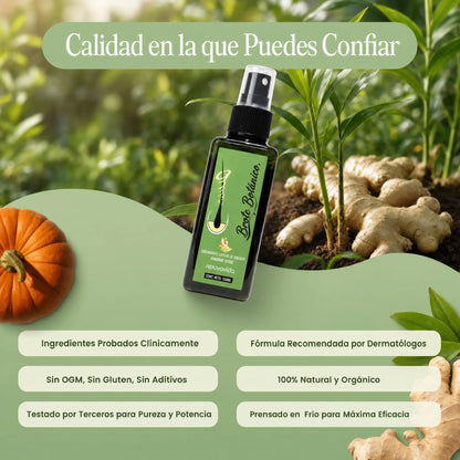 Menos caída del cabello en 26 días
